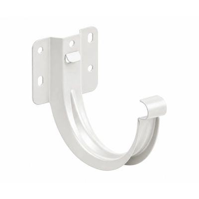 Hak doczołowy KROP STAL Ø150 mm – biały RAL 9010